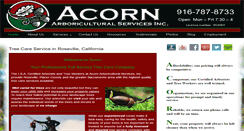 Desktop Screenshot of acornarboricultural.com